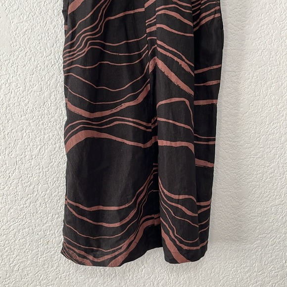 Tonle Abstract Upcycled Dress with Rope Belt - Picture 11 of 16